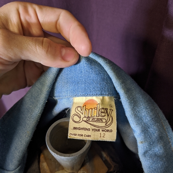 Vintage denim blazer - Picture 4 of 6